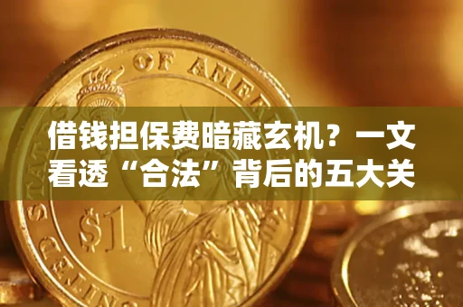 武汉借钱担保费暗藏玄机？一文看透“合法”背后的五大关键陷阱