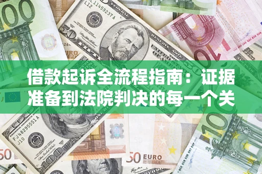 武汉借款起诉全流程指南：证据准备到法院判决的每一个关键步骤